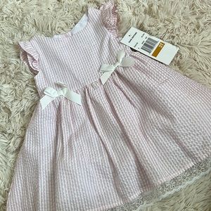 Girls pinstripe dress
